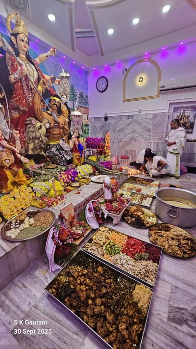 दुर्गा पूजा 2025 — सरमेरा